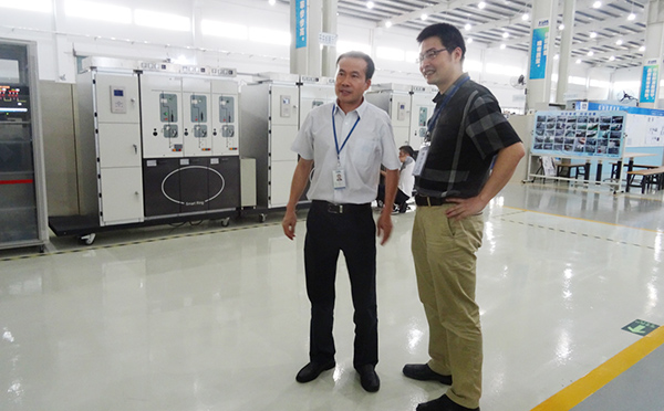 科陸電子公司領導到赫茲曼參觀、考察