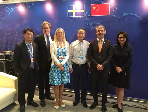 新華網(wǎng)采訪能源部長會(huì)議，赫茲曼被譽(yù)為&ldquo;中瑞合作典范&rdquo;