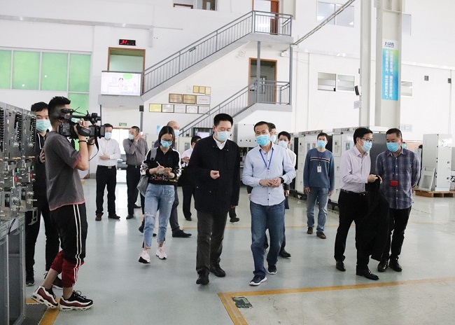 防疫做貢獻(xiàn)，復(fù)工感恩情|佛山市常務(wù)副市長(zhǎng)一行蒞臨我司送溫暖