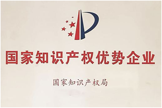 喜訊！入選國家知識產權優勢企業名單
